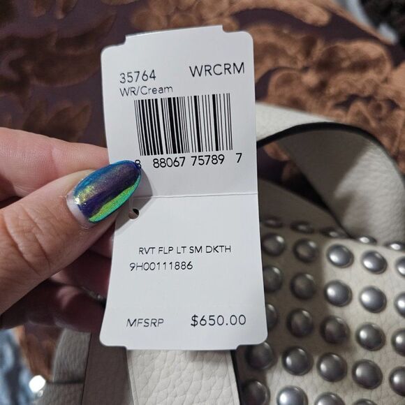 Coach Rivets Dakota Flap Crossbody Purse - Picture 8 of 8